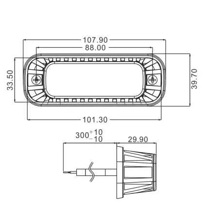 High Brightness LED Light Bar for Trucks, ATVs, UTVs, and Ships (12V/24V)