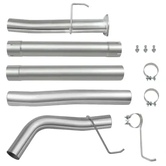 4" Installer Series Race Pipe Exhaust System for 2013-2019 Dodge Ram 6.7L Cummins