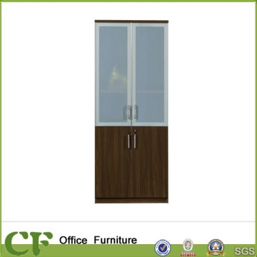 CF-F10101 Aluminum frame glass door vertical filing cabinet