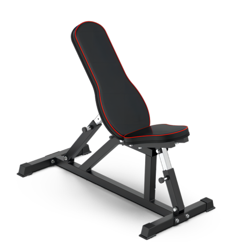 Hot Flat Dumbbell Bench Commercial Black Steel Unisex