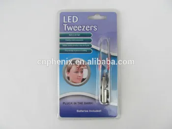 Tweezers with LED light