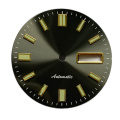 Sunburst Watch Dial com verde luminoso para NH36