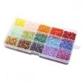 15boxes 2mm seed beads tube beads kit mixed