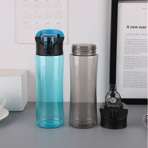 plastic space cup sports bottle with bounce lid
