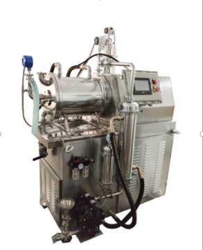 High efficiency pin type horizontal bead mill