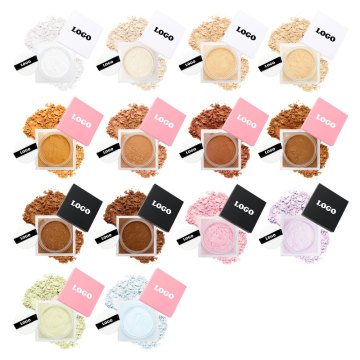 Hot Selling Vegan Oil Control Talc-Free Matte Finish Loose Setting Powder - Pink