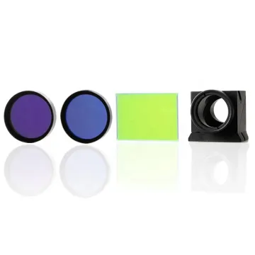 Optical Bandpass Fluorescence Excitation FISH-Aqua Filter Cube for Microscopy