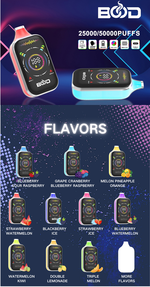 bood pulse pro 25k 50k vape poster