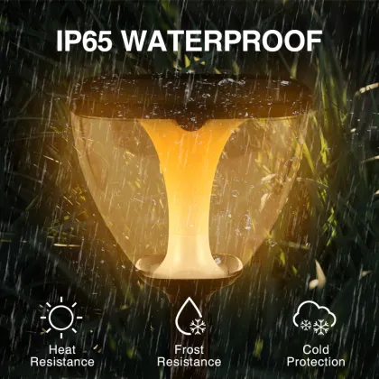 Solar LED Pillar Lights - Waterproof Outdoor Balcony Courtyard Stairway Post Lighting