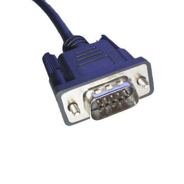 24K Gold-plated High-speed VGA to VGA Cable, Provides Maximum Noise Rejection
