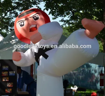 Inflatable taekwondo man Cartoon Toys