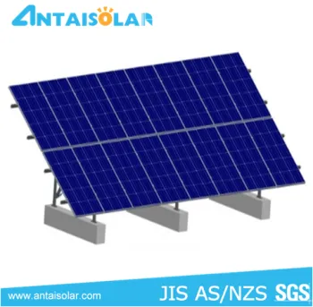 Steel-terrain ground solar bracket for 20kw solar panel system