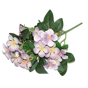 Linwoo 27cm Fake Begonia and Hydrangea Flowers - Artificial Home Decor