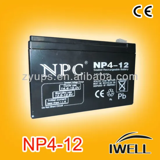 Rechargeable Small UPS Battery 12 volt 4ah Battery