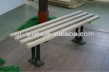 wood plastic composite wpc garden bench