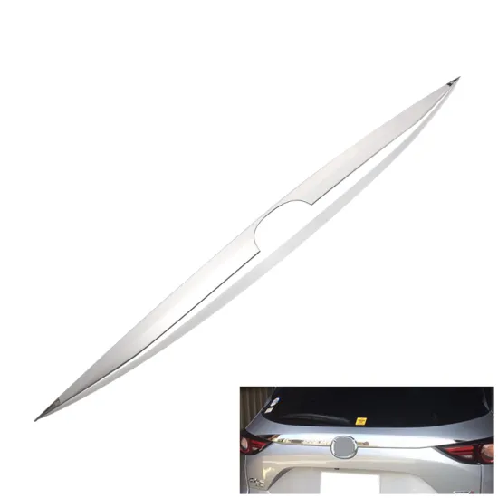 Chromed Exterior Accessories for Mazda CX-5 - License Plate Trim