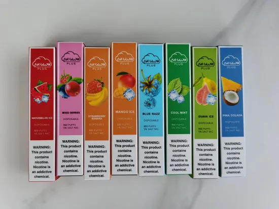 Air Glow Plus Disposable Smoke Vape Pen Flavor