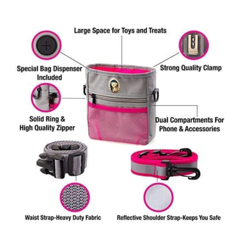 Pet Treats Tote Bag with Waist Belt