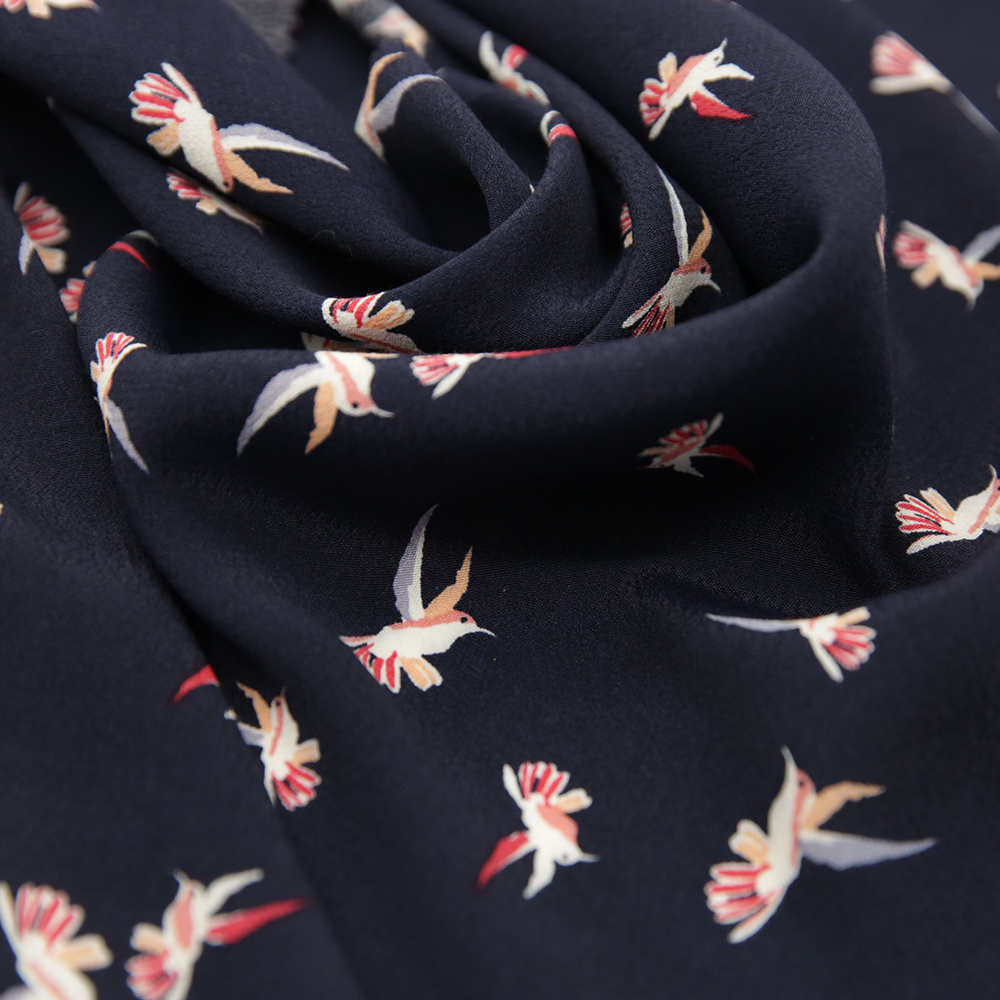 fujet crepe print fabric
