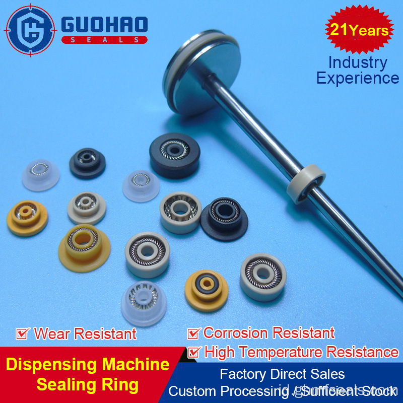 Segel colokan rotary overflow nozzle katup bermotor