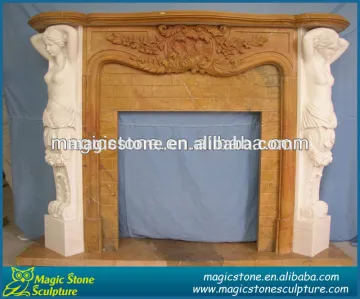 stone frames for fireplaces