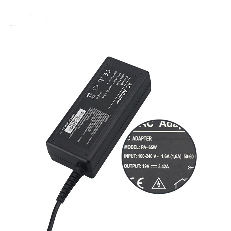65W19V3.42A DC Black Laptop Charger for Acer Notebook