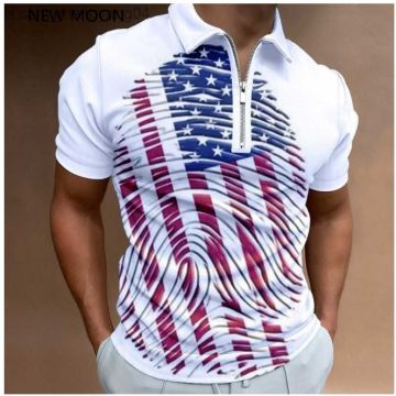 3D Print Zipper T-shirts and Polo Shirts for Outdoor Activities - Comfortable, Stylish, and Versatile
