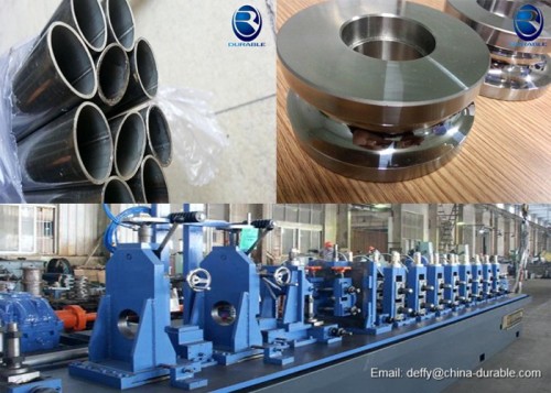 Tube Mill Roll Made Of D2 Material , For Construction Pipe Manufacturing