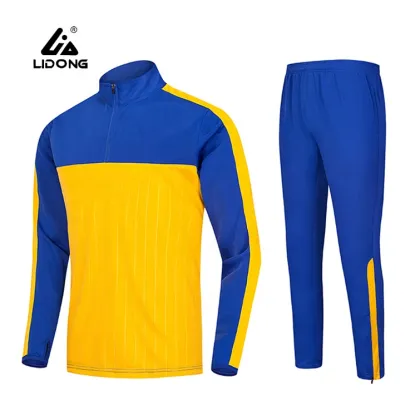 New Half Zipper Soccer Sports Tracksuit Wholesale