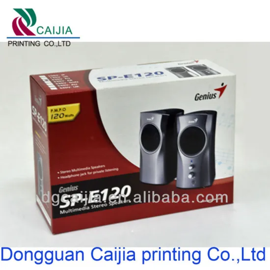 the subwoofer paper packaging boxes manufacture