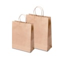 Bolsas de papel Kraft de diseño ecológico reutilizable