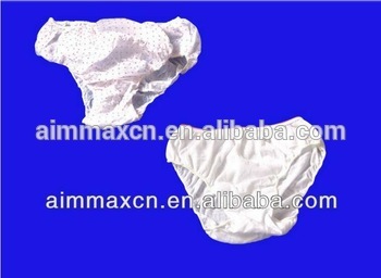 High quality transparent thongs underwear /thong underwear/non woven underwear