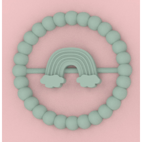 Anello dentitico in silicone personalizzato anello teether