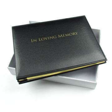 2025 Quality Wedding Memory Signature White Guest Book Set with Presentation Box and Pen