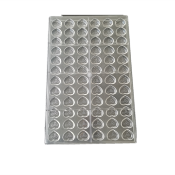 A Heart-shaped Mold Silicone For Baking Cake Acrylic Material Chocolate Plastic Diamond Pudding Molds