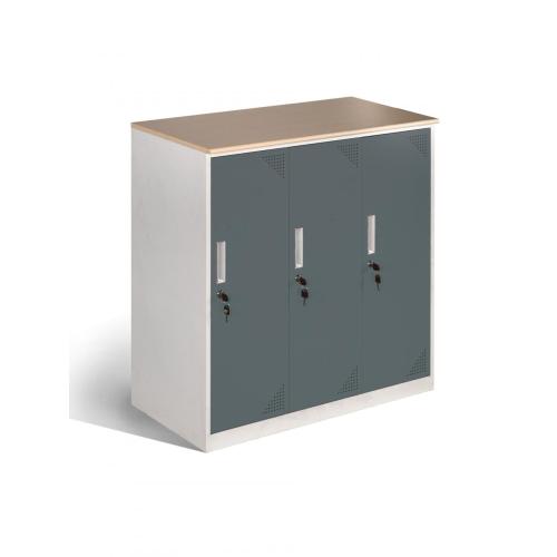 Grey Storage Filing Cabinets with Printer Storage