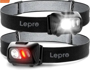LEPRO BH800 LED Headlamp - 1500Lux, 6 Modes, Red Light, Rechargeable with Motion Sensor