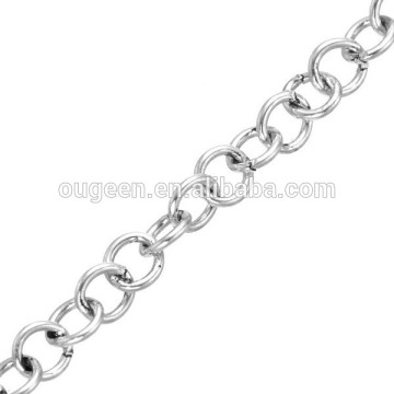 4mm 2015 hot sale cross jewelry chain factory galvanized chain