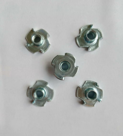 Zinc plated standard 4 Prong T- nuts