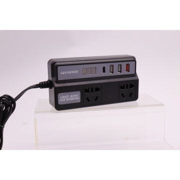 DC Car Power Inverter 12V-24V to 220V Car Power Inverter with Multi-Ports and QC3.0 Factory