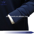 I-Rib-Kintted Collar Navy Blue Polo Shirt