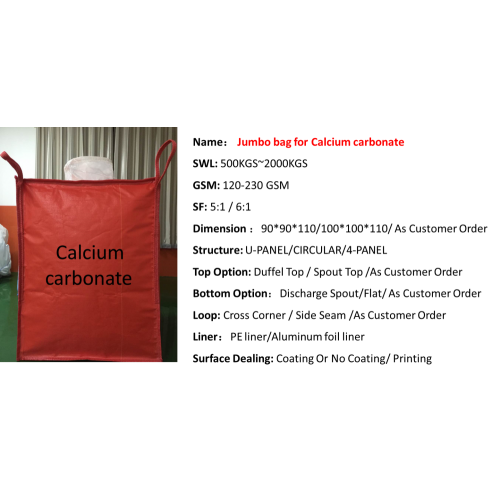 Jumbo Bag For Calcium Carbonate