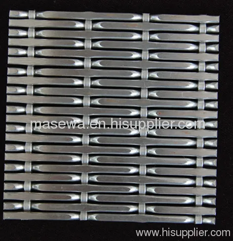 Woven Fabric Wire Mesh In Elevator 
