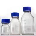Bottiglia reagente per tappo a vite in vetro trasparente 100 ml
