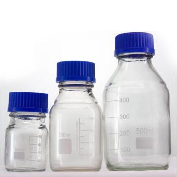 Clear Glass PP Screw Cap Reagent Bottle 100ml