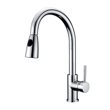Pull out hot and cold dish kitchen mixer