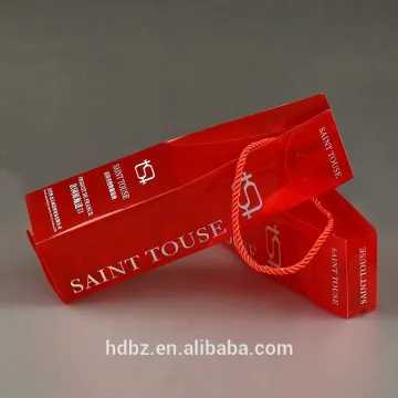 custom wine boxes with handle