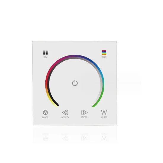 86 Panel Touch Switch DC12V Colorful Light with RGB Controller and Dimmer (144W)