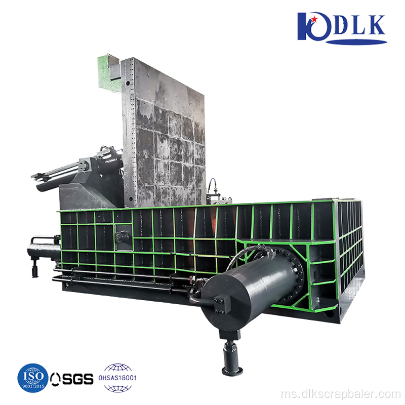 Mesin kitar semula baler hidraulik separuh automatik