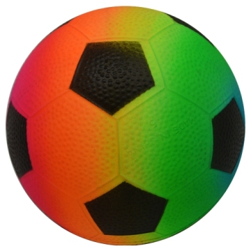 Factory price PVC rainbow soccerball